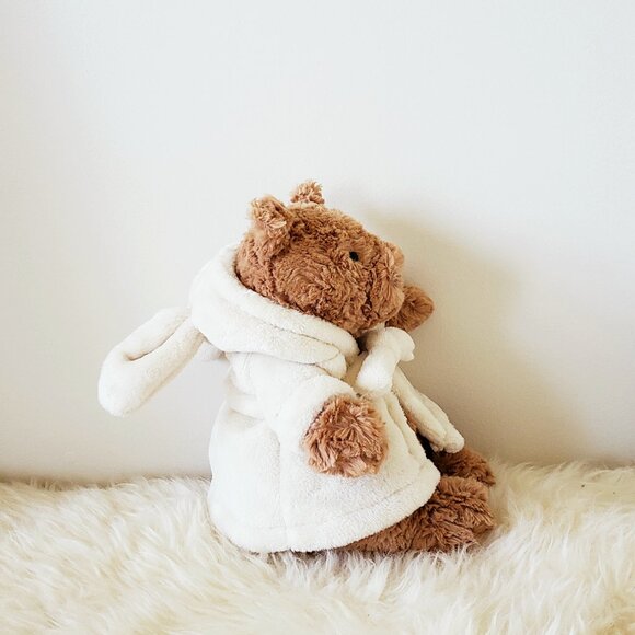 Jellycat Bathrobe Bartholomew Bear - Picture 3 of 12